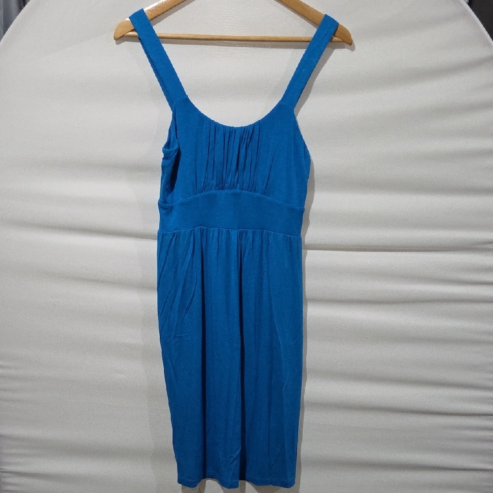 Apt. 9 Blue Pleated Midi Sundress S
